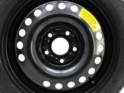 Запаска/Докатка 16 5* KIA K5 DL3 2019-2023 (диск J16х4T, ET30, PCD 5x114.3, DIA56.1 , шина KUMHO T125/80D 16 97M, Корея, 2020р.) 52910C2910, 52910C2910, A