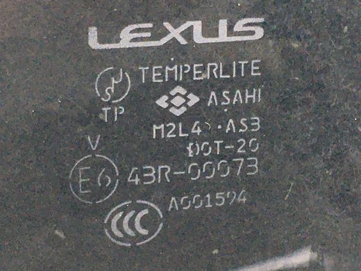 Стекло двери заднее левое LEXUS RX 400H 2003-2009 68104-48110, 68104-48110, A