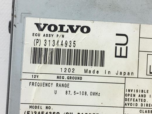 CD чейнджер VOLVO V50 P12 2010-2012 31344935, 31344935, A