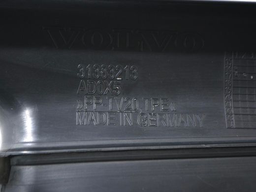 Дефлектор радиатора VOLVO S90 SPA 2016-2020 31383213, 31383213, B