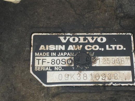 Коробка передач АКПП VOLVO XC60 2008-2013 (TF-80SC) 36002190, 36002190, A