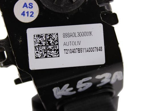 Фиксатор ремня задний левый KIA K5 DL3 2019-2023 898A0-L3000WK, 898A0-L3000WK, B