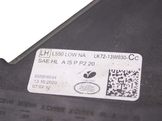 Фара передня ліва LAND ROVER DISCOVERY SPORT L550 2019- LK7213W030CC, LK7213W030CC, A