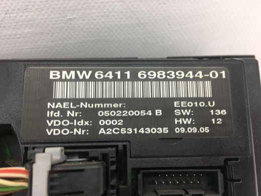 Блок управління пічкою/кліматконтролем BMW 320 E90 2005-2008 64116983944, 64116983944, A