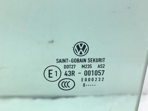 Скло дверей заднє ліве VOLKSWAGEN TIGUAN 2007-2011 5N0845025, 5N0845025, A