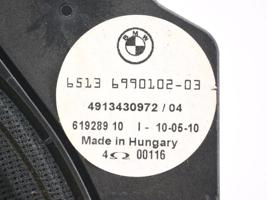 Динамік передній правий BMW X3 E83 2006-2010 (сабвуфер) 65136990102, 65136990102, A