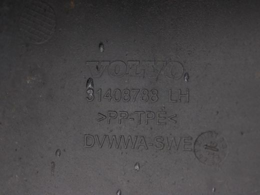 Бризговик задній лівий VOLVO V90 2016-2020 31408788, 31408788, A