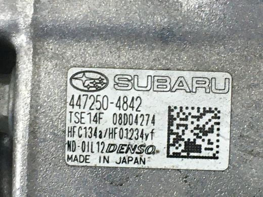 Компрессор кондиционера SUBARU OUTBACK B16 2019- (HFC134A) 447250-4842, 447250-4842, B