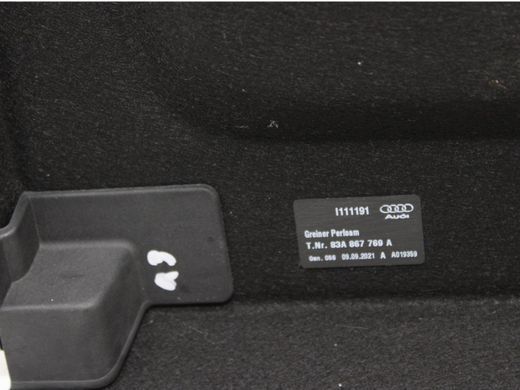 Задня полиця багажника салону AUDI Q3 F3 2018-2025 83A867769A, 83A867769A, B