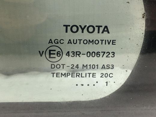 Скло дверей заднє ліве TOYOTA AVENSIS T27 2009-2018 68124-05100, 68124-05100, A