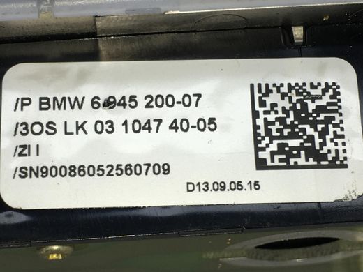 Плафон освітлення салону верхній задній BMW 320 E90 2005-2008 694520007, 694520007, A