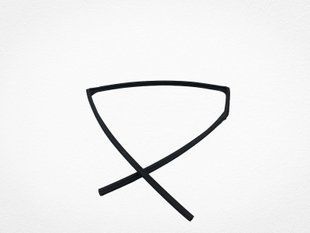 Ущільнювач бічного скла задній лівий SUBARU FORESTER S14 2018-2021 63527SJ030, 63527SJ030, A