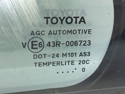 Скло дверей заднє ліве TOYOTA AVENSIS T27 2009-2018 68124-05110, 68124-05110, A