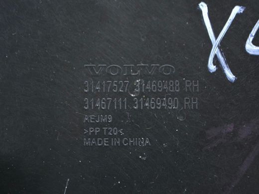 Накладка центральної консолі права VOLVO XC60 2017- 31417527, 31417527, A
