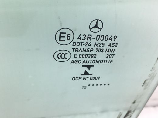 Стекло двери заднее левое MERCEDES E220 W212 2012-2016 A2127352910, A2127352910, A