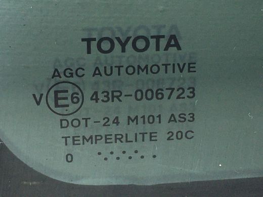 Скло дверей заднє праве TOYOTA AVENSIS T27 2009-2018 68123-05110, 68123-05110, A