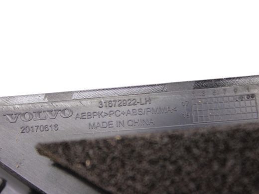 Накладка двери передняя левая внешняя VOLVO XC60 2017- 31672922, 31672922, A