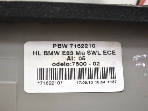 Фонарь стоп задний правый внешний BMW X3 E83 2006-2010 PBW7162210, PBW7162210, A