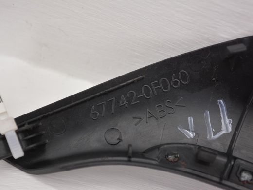 Накладка ручки передняя левая TOYOTA VERSO WAR20 2012-2018 67742-0F060, 67742-0F060, B