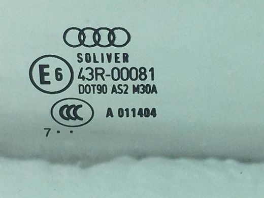 Стекло двери заднее левое AUDI A6 C6 2004-2011 4F5845205, 4F5845205, A