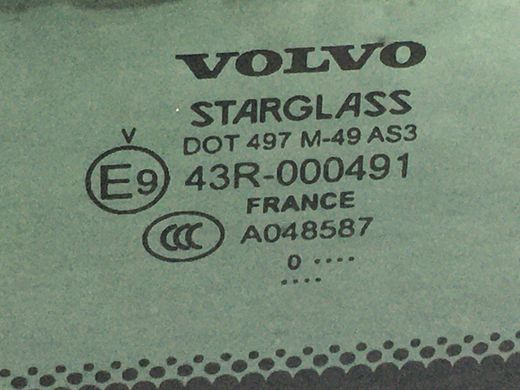 Стекло в кузов заднее правое VOLVO XC90 2002-2014 30779651, 30779651, B