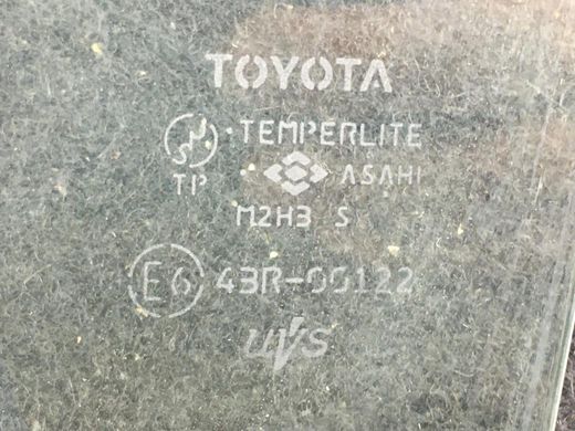 Стекло двери заднее правое TOYOTA RAV4 CA30W 2005-2010 6810342120, 6810342120, A