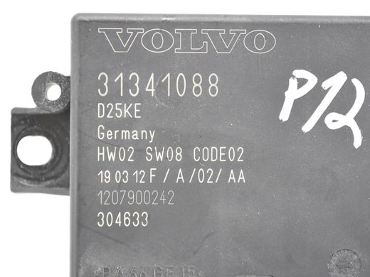 Блок управління парктроніками VOLVO V50 P12 2010-2012 31341088, 31341088, A