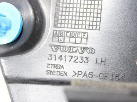 Рамка дверей передня ліва VOLVO V90 2016-2020 (31417233) 31693186, 31693186, A