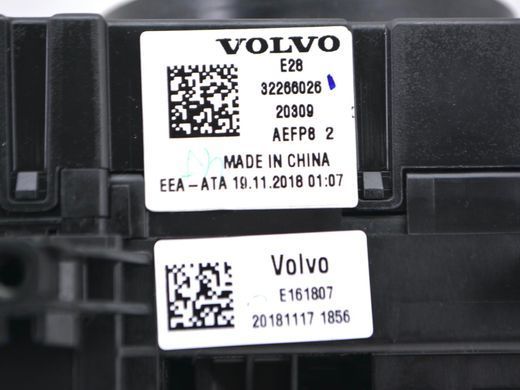 Подрулевой переключатель VOLVO XC60 2017- (в зборі, 32266026) 32266026, 32266026, A