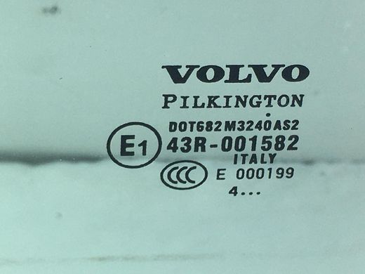 Стекло двери заднее правое VOLVO XC90 2002-2014 30674346, 30674346, A