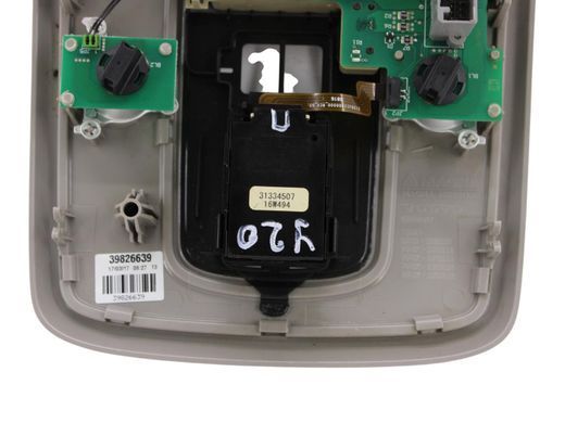 Плафон освітлення салону верхній передній VOLVO V60 Y20 2013-2018 39826639, 39826639, A