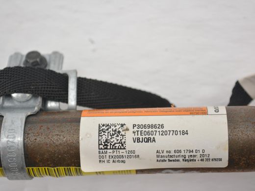 Подушка безпеки верхня права VOLVO V50 P12 2010-2012 (шторка) 30698626, 30698626, A