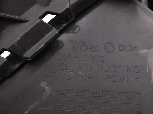 Накладка бампера передняя правая KIA K5 DL3 2019-2023 86542L3000, 86542L3000, B