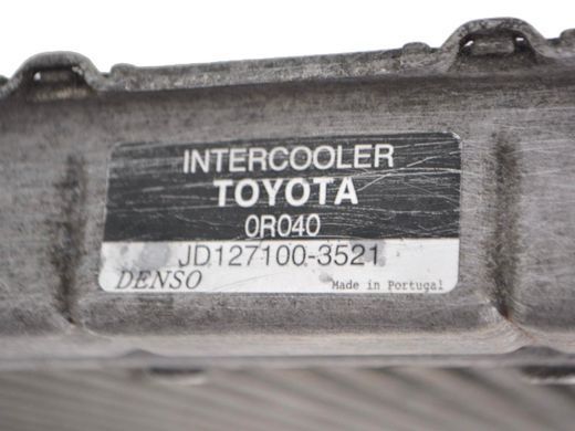 Інтеркулер TOYOTA AVENSIS T27 2012-2015 (JD127100-3521) 17940-0R040, 17940-0R040, A