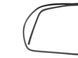 Уплотнитель люка внутренний ACURA RDX 2018-2021 (панорами) 70255-TJB-A01, 70255-TJB-A01, A