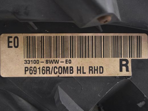 Фара правая HONDA CR-V 2006-2010 (33100SWWE0) 33101SWWE01, 33101SWWE01, A