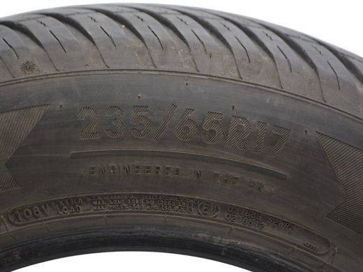 Шина R17 AS пара, AVON, 235/65R17 108V, Сербія, 2021р., S0185, A
