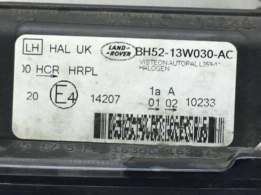 Фара передня ліва LAND ROVER FREELANDER 2 L359 2010-2012 (BH5213W030AC) LR022063, LR022063, A