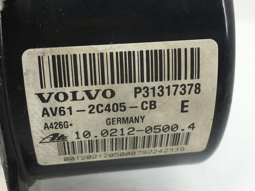 Блок ABS VOLVO V50 P12 2010-2012 31317378, 31317378, A