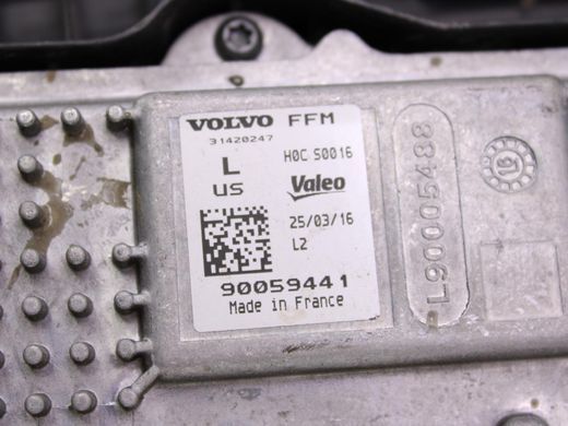 Фара передняя правая VOLVO XC90 2015-2019 31395941, 31395941, A