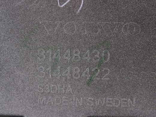 Накладка дверей нижня задня права зовнішня VOLVO XC90 2015-2019 (31448420) 31448430, 31448430, B