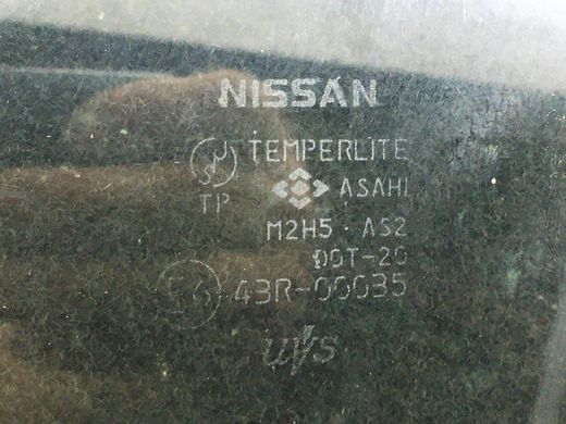 Стекло двери переднее левое NISSAN MURANO Z50 2004-2008 (скол) 80301CA000, 80301CA000, B