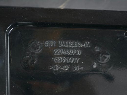 Спойлер верхній задній BMW X3 E83 2006-2010 (51713413286) 51713400384, 51713400384, A