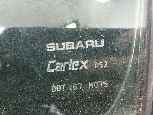 Скло дверей заднє ліве SUBARU LEGACY BN 2015-2018 62012AL21A, 62012AL21A, A