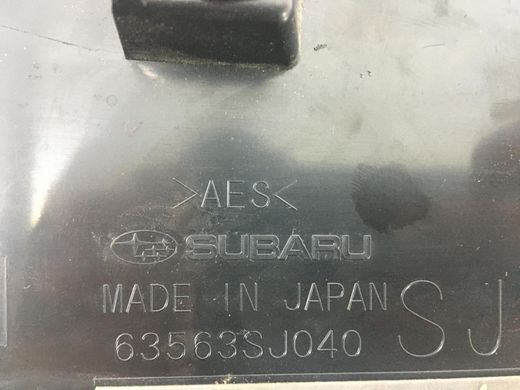 Накладка стойки двери верхняя задняя правая внешняя SUBARU FORESTER S14 2018-2021 63563SJ040, 63563SJ040, B