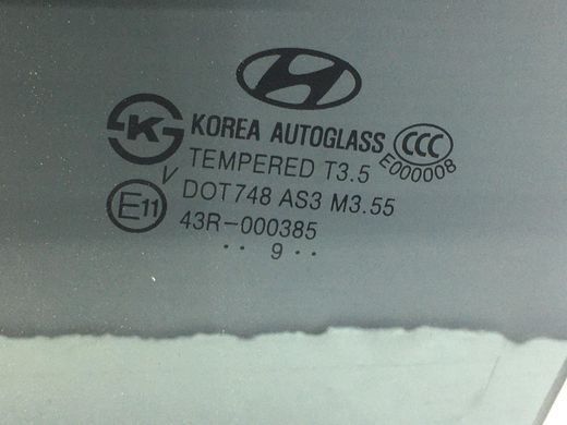 Стекло двери заднее левое HYUNDAI SANTA FE CM 2006-2009 83417-2B000, 83417-2B000, A
